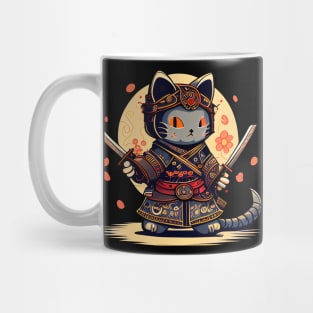 Samurai Kitty Cat Mug